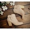 PiePieBuy-Womens-Tie-Knot-Chelsea-Pump-Ankle-Boots-Closed-Toe-Stacked-Heel-Booties-Shoes