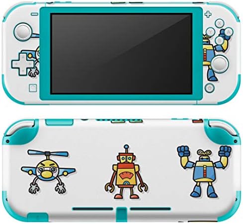Igsticker Nintendo Switch Lite 専用 デザインスキンシール 全面 任天堂 スイッチ ライト ゲーム機 爆安プライス 機械 Game カバー ロボット アクセサリー エアフリー Video フィルム ステッカー