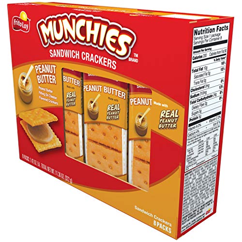MUNCHIES CHEESE CRACKERS 1.42OZ 8 PACK