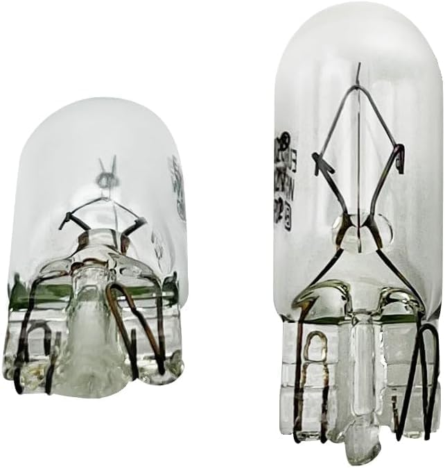 Netagon 2 X 501 Capless Sidelight Car Bulb Bulbs Interior Number Plate Side Light 12V 5W & Garden Light Bulbs