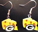 Green Bay Packers NFL Cheese Head Dangle Earrings