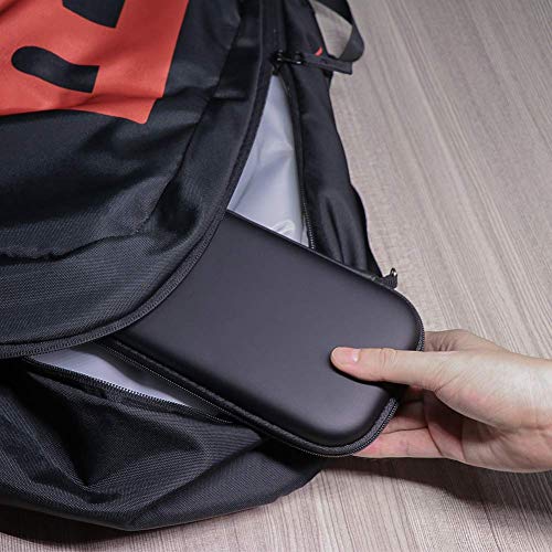 Carrying Case for Nintendo Switch Lite with Screen Protector,Donobi Protective Travel Case with 8 Game Slots and Portable Hard Shell Travel Pouch Storage for Switch Lite Console & Accessories-Black - Thumbnail 2
