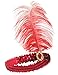 JustinCostume 1920s Accessories Headband Necklace Gloves Cigarette Holder (AK)