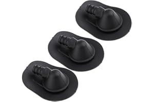 3Pcs Black TPU Inflate Valve for Surfing Boarding Bladder - 90 Degree - Lightweight