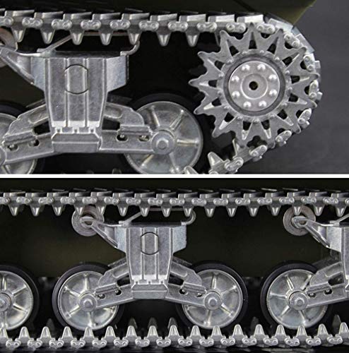 XHH Panzer Groß 1/16 Fernbedienung Panzer Modellsimulation Zweiter Weltkrieg Sherman M4A3 Metallpanzer 2.4G Streitwagen… – Bild 5