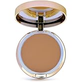 Emani Flawless Matte Powder Foundation – Mineral Compact Makeup for Sensitive Skin, Buildable Coverage, Shine Control, Long-Lasting Finish Up for Sensitive Skin and Oil Control, Soft Tan