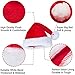 Z-Tala- 2019 Santa Hats for Adults-Velvet Santa Hats with Plush Trim-Comfort Liner Santa Hat-Red -2 Pack