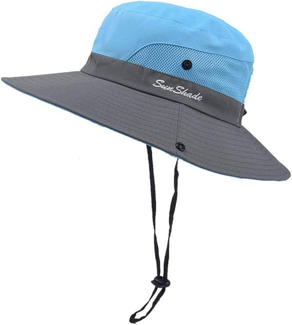 women's sun hat with ponytail hole