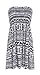FashionMark Women's Printed Plus Size Aztec Tribal Skull Stripe Floral Animal Leopard Army Print Sheering Top - 13 Colors - Size 6-16