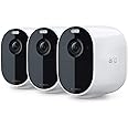 ARLO Arlo VMC2330-100NAR Essential Spotlight Wireless 3 Camera Kit – 1080p, White(Renewed)