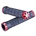 BONMIXC Bike Handlebar Grips, Aluminum Alloy Single-Side Locking Mountain Bike Grips for MTB BMX Folding Bike