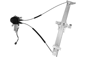 FFFauto 741-586 Front Driver Side Window Regulator Motor fit Ford E150 E250 E350 E550 Club Wagon Econoline Super Duty OEM: 11A125，5073325AA,Direct fit,Easy Install