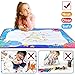 Aqua Doodle Mats Water Drawing Doodling Mat Toy Painting Board for Kids Gifts Developmental Toys Coloring Water Magic Mats Scribble Board Pad Painting Markers for Boys Girls (Ocean)