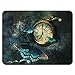 Meffort Inc Standard 9.5 x 7.9 Inch Mouse Pad - Clock Butterfly