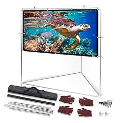 Pyle 100" Outdoor Portable Matt White Theater TV