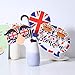 Amosfun UK Flag Party UK National Day Photo Booth Props British London Tea Party Photo Booth Props