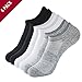 Womens Low Cut Athletic Socks, Ankle No Show Socks, Casual Sport Short Sneaker Cotton Socks for Women & Men 6 PACK