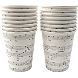 Sheet Music Paper Cups 9Oz