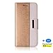 iPhone 6 Plus Case; Thankscase iPhone 6 Plus Wallet Case Slim Case with a Bonus Screen Protector, with The Great Pattern for iPhone 6 Plus 5.5 Inch .(Gold)