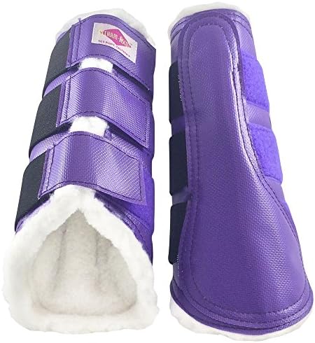 Pelham Ascot Premium Equine Dressage Boots Durable & Comfortable Apollo Dressage Sport Horse Leg Wraps, Maximum Protection & Comfort, Horse Boots Washable Design, Fleece Lining
