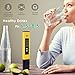 Vminno Digital PH Meter, PH Meter 0.01 PH High Accuracy Water Quality Tester with 0-14 PH Measurement Range for Household Drinking, Pool and Aquarium Water PH Tester Design with ATC