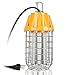 LEONLITE Linkable LED Temporary Work Light, 100W Ultra Bright, 4000K UL Listed Construction Lights High Bay Fixture with Outlet & Hook, Hanging for Indoor/Outdoor Job Site & Workshop