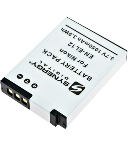 Amazon.com: Synergy Digital Camera Battery, Works with Nikon