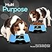 Golden Wolf Products Dripless Water Bowl, Anti gulping, Spill Proof, no Skid, no Mess - Great for Dogs or Cats (Small or Large Breeds up to 100 lbs) - only Holds 24oz of Water to Keep Water Fresh