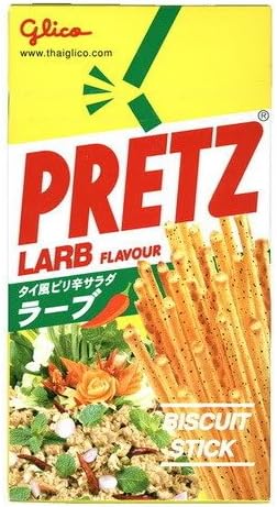 Glico Pretz Larb Thai Flavour Bread Stick Net 38 Gram x 3 pcs