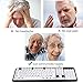 USB Wired Keyboard，Attoe Vision Keyboard with Large Print Letter and White Keys & Black Letters Keyboard, for People Who Needs or Loves Keyboard with Big Letters(Black)
