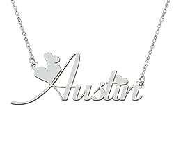 Aoloshow Stainless Steel Silver Heart Austin