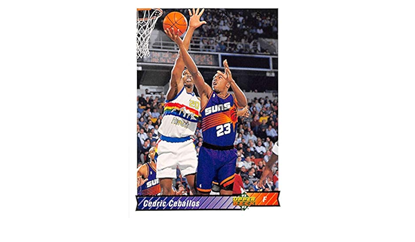 Amazon Com 1992 93 Upper Deck Basketball 383 Cedric Ceballos Phoenix Suns Collectibles Fine Art