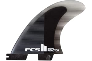 FCS II Reactor Performance Core Tri Fin Set - Charcoal/Black - L