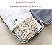 Adigow Portable Drawstring Makeup Bag Large Capacity Lazy Cosmetic Organizer Pouch Magic Travel Toiletry Bags For Womens,Beige Makeup