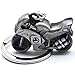 Krator New 3D Motorcycle Sportbike Street Bike Keychain Key Ring Chain Motor Keyring