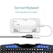 Crelander USB Female OTG Adapter Cable Connect Kit Compatible with Ipad 4 for Ipad Air and Ipad Mini 5s 6 6s 7 Plus for iOS 10.3 System (White)