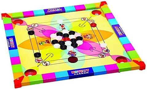 Ally Sports Top Grade Kids Carrom Wooden Board Game With acrylic Coins And Striker by ALLYGATER INDIA …