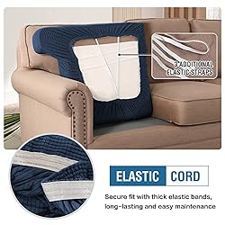 H.VERSAILTEX Stretch 2 Piece T Cushion Sofa