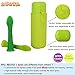 Baby Spoons - Gum-Friendly Soft-Tip Silicone Infant Safety Spoons with Suction - First Stage Feeding Training Utensils Gifts Sets For Babies and Toddlers - 100% FDA Approved BPA Free- 2 Count (green)