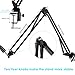 Microphone Suspension Boom Scissor, SOONHUA Adjustable Mic Arm Stand for Professional Broadcasting Studio with Universal Mic Clip Holder Table Mount Clamp Screw Adaptor for Blue Yeti Snowball
