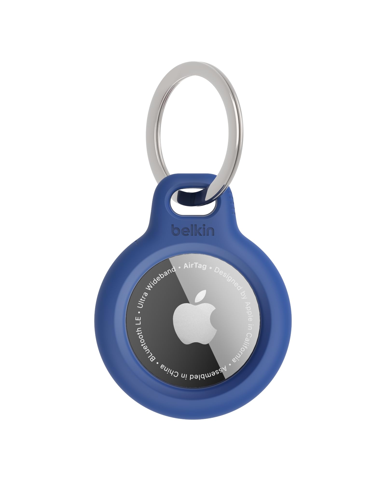 Belkin F8W973 AirTag Case with Key Ring (Secure Holder Protective Cover for Air Tag with Scratch Resistance Accessory) - Blue — image 1