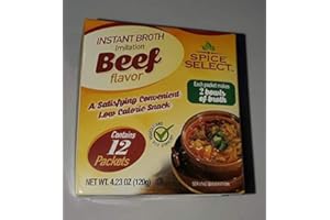 SATTIE Spice Select Instant Broth Imitation Beef Flavor 12 Packets