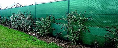 Green Shade Net Multipurpose 3x9 m Fencing Shade Net with Attached Eyelets for Garden Farm (Green)