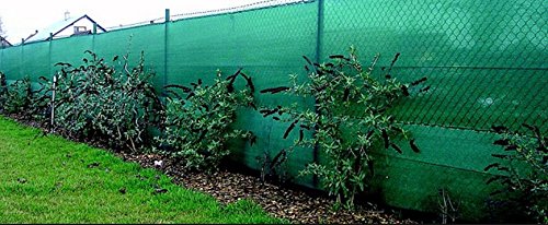Green Fencing Shade Net 90% 3x18 Meter (10x60 Feet) with Attached Eyelets - for Garden Farm and Other Multipurpose Green Net