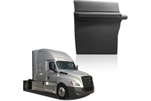 EASYINST Right Quarter Fenders Set for Semi Truck,Heavy Duty Bracket Quarter Fender Fit for Freightliner, Kenworth, Volvo, Peterbilt,etc,Complete with screw and rubber