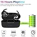 Wireless Earbuds,Bluetooth Headphones 5.0 Deep Bass HiFi Stereo Sound Earphones 16H Playtime with Charging Case and Built in Mic for Sports Running (Black)
