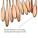 Oval Makeup Brush Set 10 Piece Fashionable Super Soft Rose Gold Toothbrush Make Up Cosmetic Face Powder Foundation Contour Concealer BB Cream Eye shadow Eyeliner Lip Brushes Set Kit with Gift Box