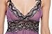 Moonight Women's Sexy Lingerie Mauve Mesh Babydoll Nightwear Dress (5XL)