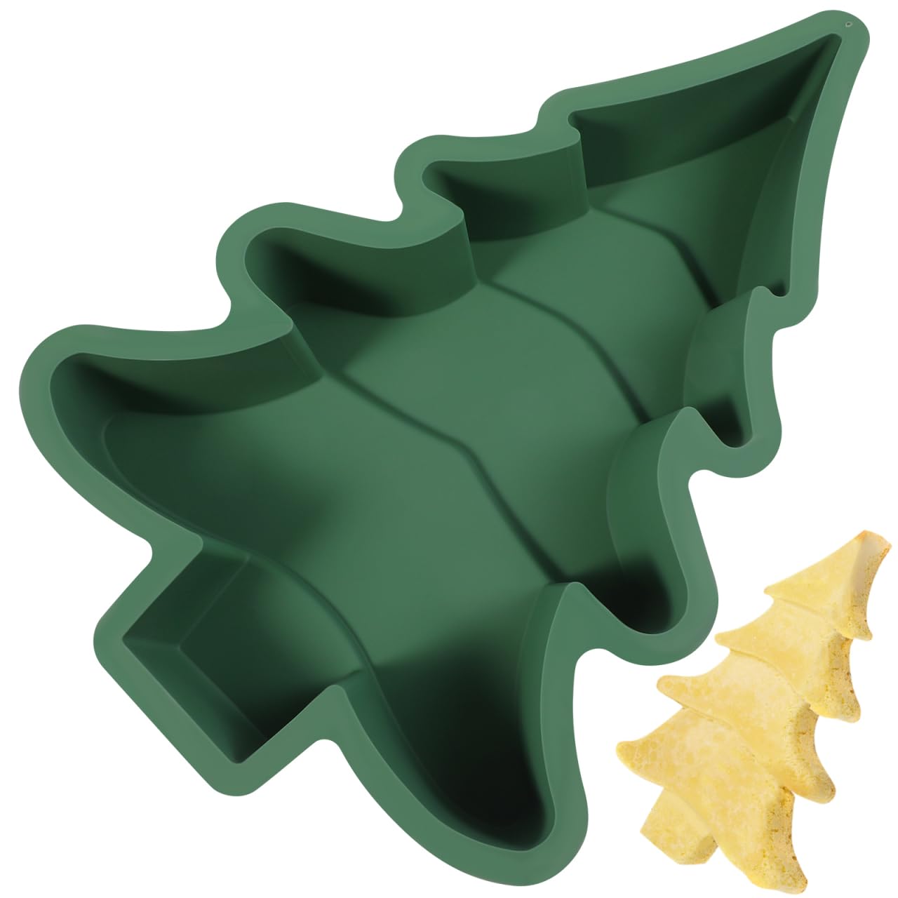 Homoyoyo Christmas Tree Cake Molds: Silicone Christmas Tree Baking Molds DIY Baking Mold for Party Cupcake Candy Pastry Chocolate