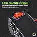 ONLINE LED STORE Automotive DC Power Outlet Extension w/On-Off Switch [Heavy Duty] [12V-24V] [15 Amp] [in-Line Fuse] [Hardwire] Car Triple Socket Cigarette Lighter Plug Switch Box